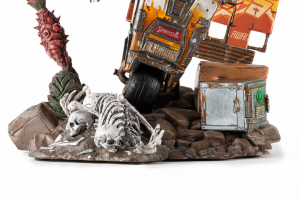 Statuette Pure Arts en PVC Borderlands : Psycho & Claptrap 1/6 Scale Diorama – Image 19