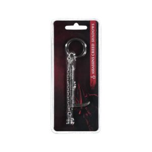 Porte-clés en métal Assassin’s Creed Shadow : Kusarigama