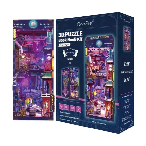 Kit "Book Nook" Cyber City avec éclairage Led Intégrée – Image 5