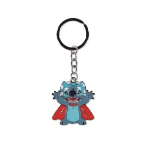 Porte-clés en métal Disney Lilo & Stitch : Stitch super-héros