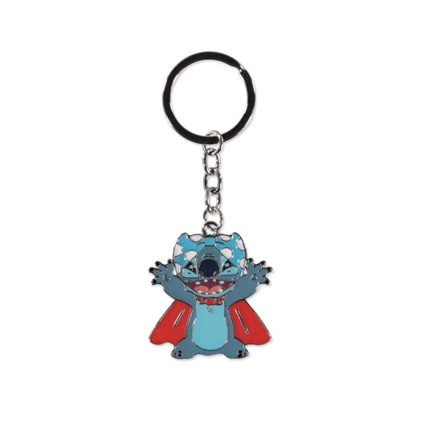 Porte-clés en métal Disney Lilo & Stitch : Stitch super-héros