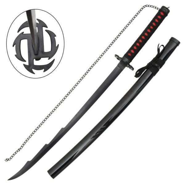 Réplique Katana ornemental Bleach Tensa Zangetsu Evolution [Lame en Bambou]
