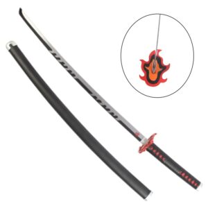 Réplique Katana ornemental inspirée de Demon Slayer: Tanjiro Kamado [Lame en Acier]