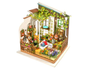 Kit « Book Nook » La maison des fleurs des Miller avec éclairage Led Intégré [19,5×18,3x21cm]