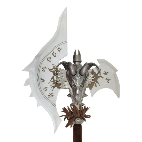 Réplique Premium Hache ornementale inspirée de World of Warcraft : Shadowmourne Axe + support mural – Image 2