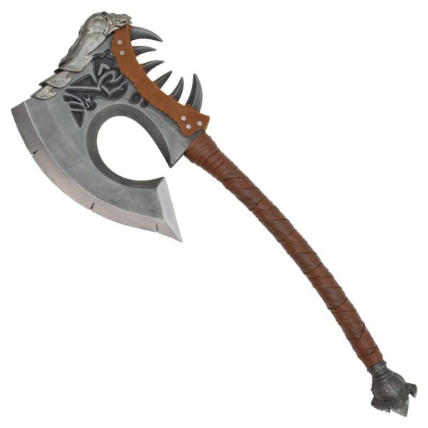 Réplique Premium Hache ornementale inspirée de World of Warcraft : Axe of Grommash "Grom" Hellscream