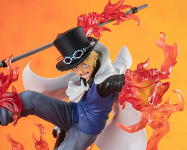 Figurine Tamashii Nations One Piece Sabo Fire Fist Rook [Figuarts Zero Extra Battle] (19cm) – Image 2