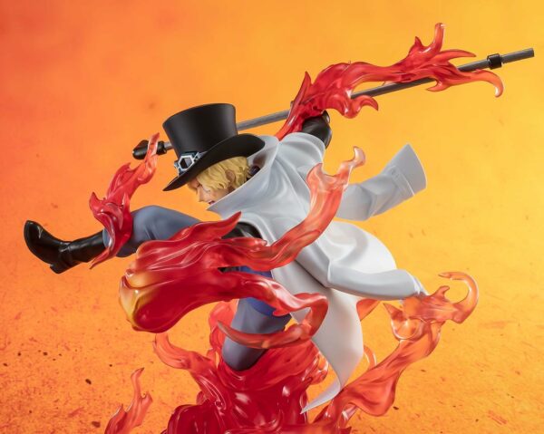 Figurine Tamashii Nations One Piece Sabo Fire Fist Rook [Figuarts Zero Extra Battle] (19cm) – Image 7