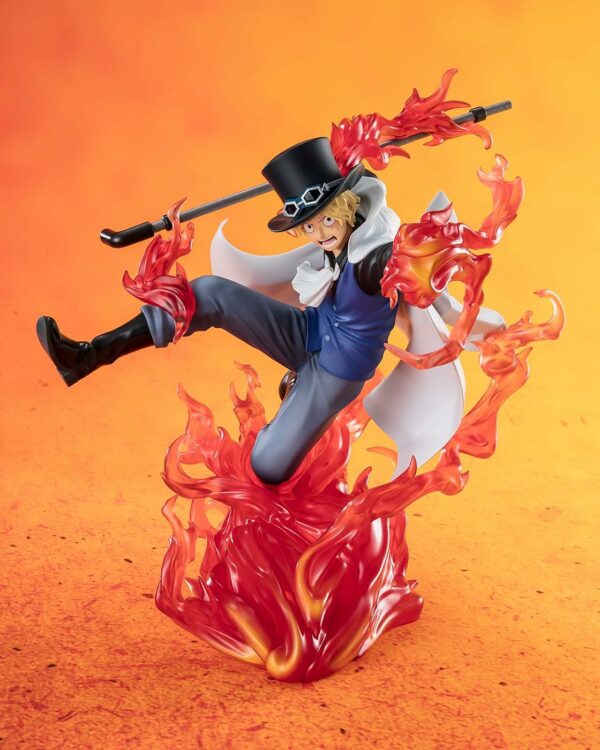 Figurine Tamashii Nations One Piece Sabo Fire Fist Rook [Figuarts Zero Extra Battle] (19cm) – Image 5