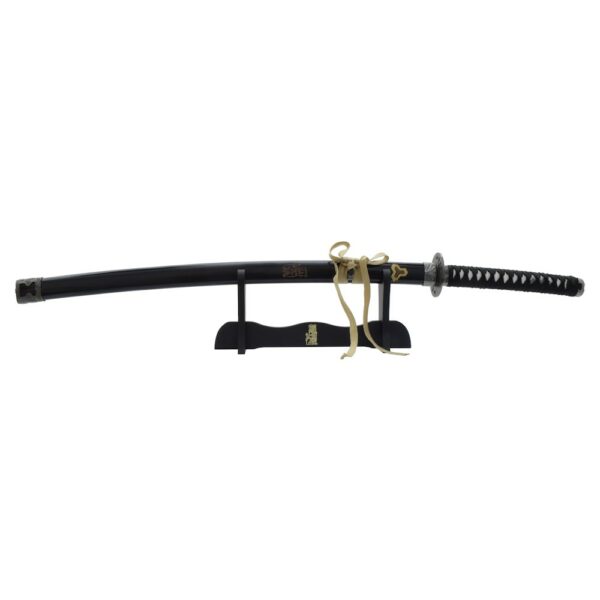 Réplique Katana ornemental inspirée de Kill Bill 1 : Bride's katana + support de table en bois – Image 3