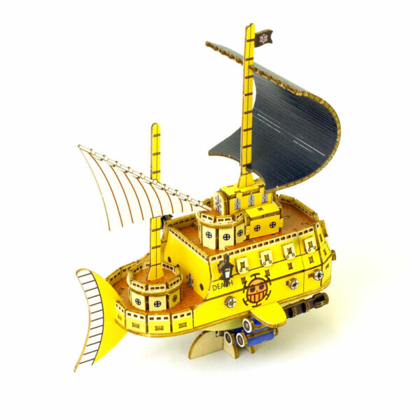 Kit "Book Nook" Wa-Gu-Mi One Piece Bateau Polar Tang Law's Submarine [Kit à construire,185 pièces] – Image 2