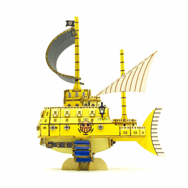 Kit "Book Nook" Wa-Gu-Mi One Piece Bateau Polar Tang Law's Submarine [Kit à construire,185 pièces] – Image 4