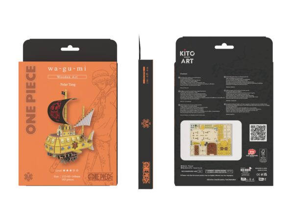 Kit "Book Nook" Wa-Gu-Mi One Piece Bateau Polar Tang Law's Submarine [Kit à construire,185 pièces] – Image 5