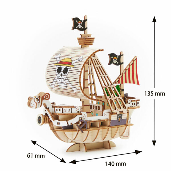 Kit "Book Nook" Wa-Gu-Mi One Piece Bateau Going Merry [Kit à construire, 88 pièces] – Image 5