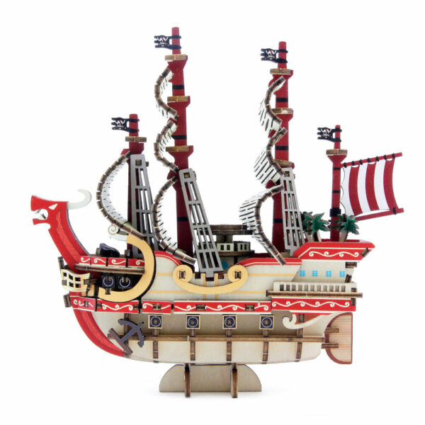 Kit "Book Nook" Wa-Gu-Mi One Piece Bateau Red Force [Kit à construire,183 pièces] – Image 2
