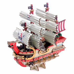 Kit « Book Nook » Wa-Gu-Mi One Piece Bateau Red Force [Kit à construire,183 pièces]