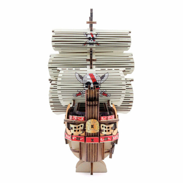Kit "Book Nook" Wa-Gu-Mi One Piece Bateau Red Force [Kit à construire,183 pièces] – Image 4