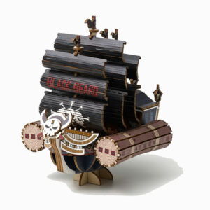 Kit « Book Nook Wa-Gu-Mi » One Piece Bateau Saber of Xebec [Kit à construire,115 pièces]