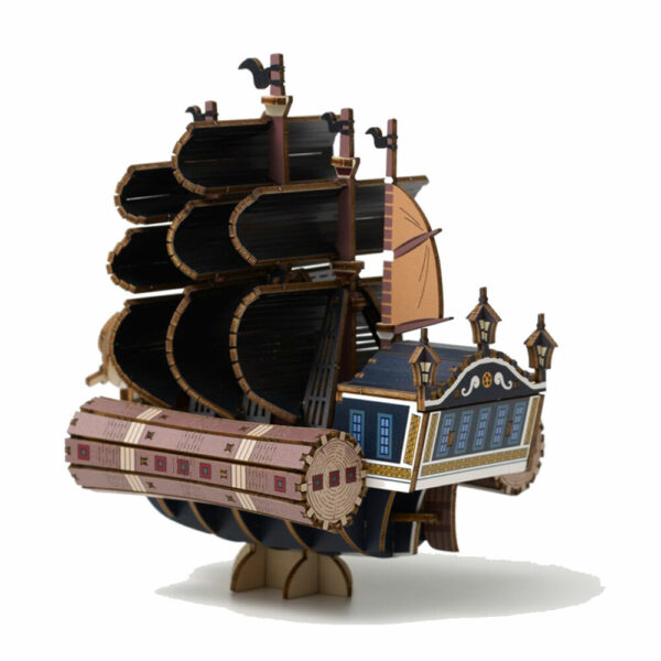 Kit "Book Nook Wa-Gu-Mi" One Piece Bateau Saber of Xebec [Kit à construire,115 pièces] – Image 4
