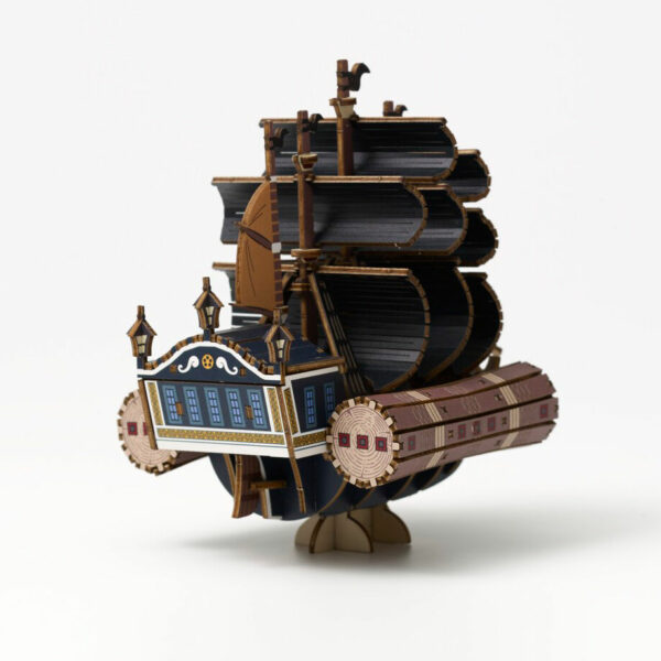 Kit "Book Nook Wa-Gu-Mi" One Piece Bateau Saber of Xebec [Kit à construire,115 pièces] – Image 5