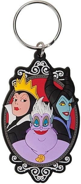 Porte-clés Bag Clip Soft Touch Disney Méchante Reine, Ursula [Mousse 3D]