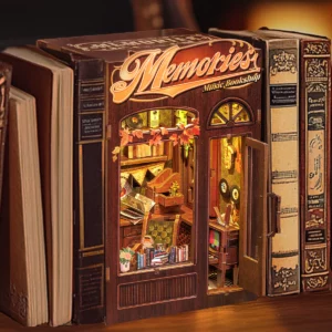 Kit « Book Nook » Memories Music Bookshop avec éclairage Led Intégrée