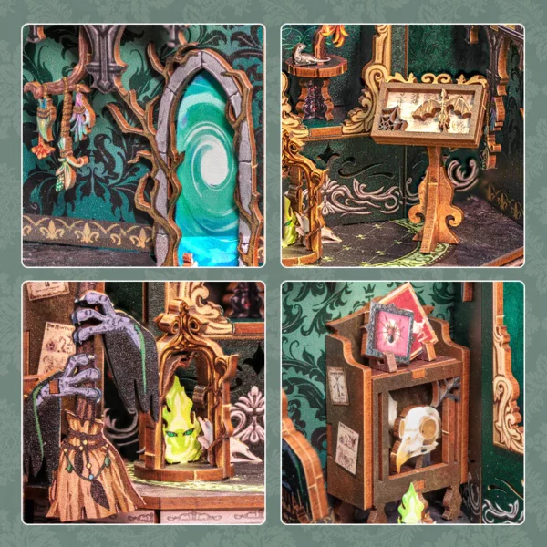 Kit "Book Nook" The Darkness Herbarium avec éclairage Led Intégrée – Image 2