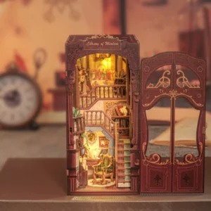 Kit « Book Nook » Library of Wisdom avec éclairage Led Intégrée