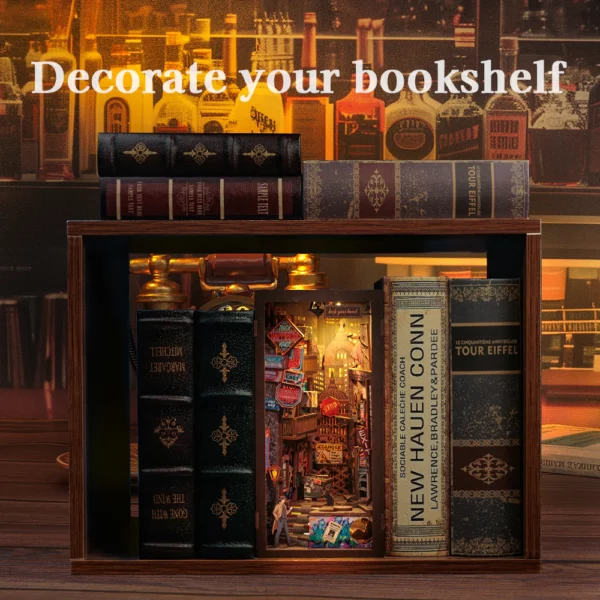 Kit "Book Nook" The Long Goodbye avec éclairage Led Intégrée – Image 6