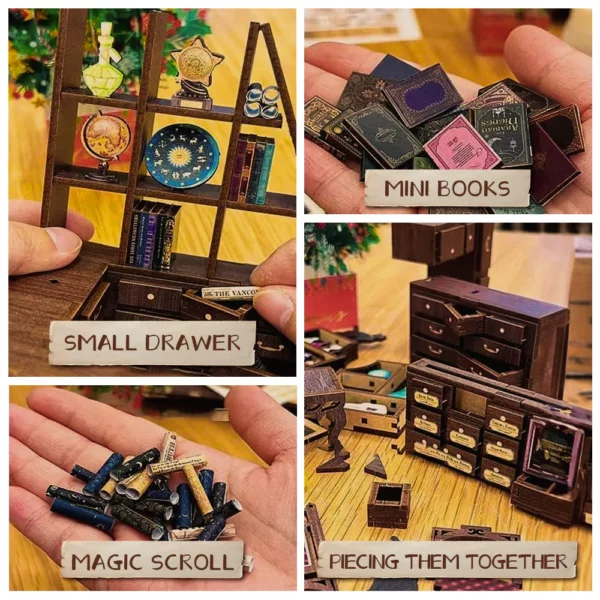 Kit "Book Nook" Magic Pharmacist avec éclairage Led Intégrée – Image 5