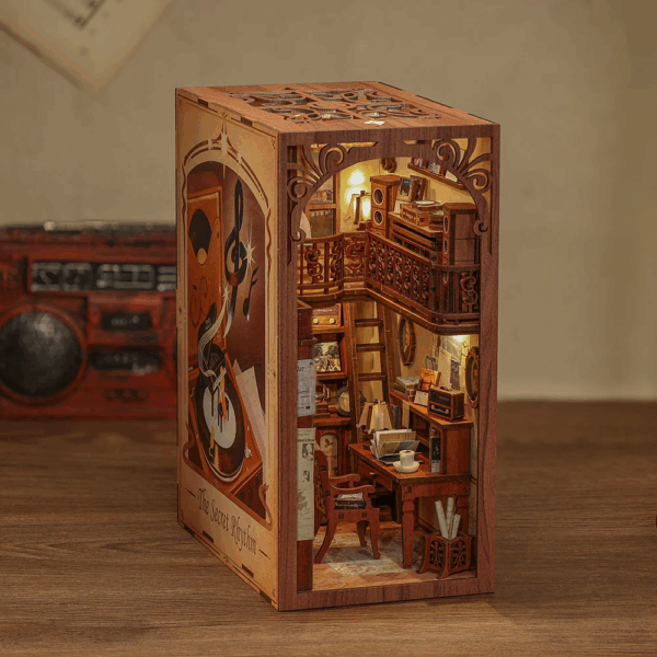 Kit "Book Nook" The Secret Rythm avec éclairage Led Intégrée – Image 2