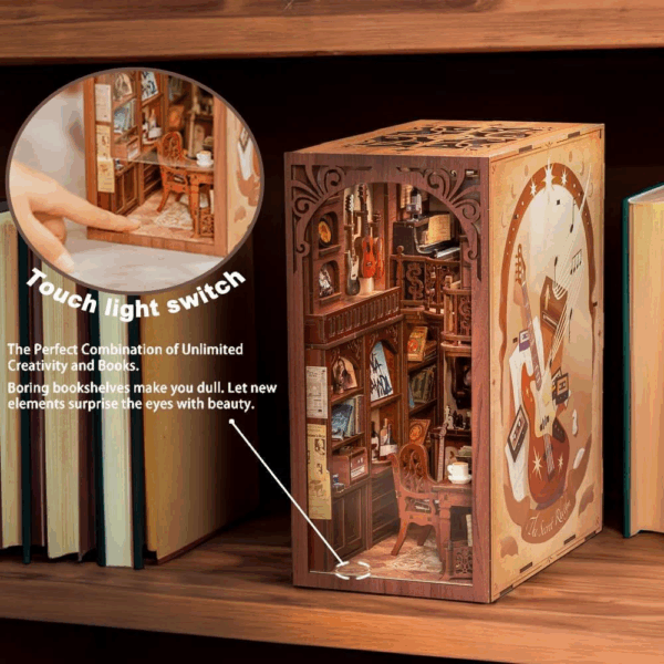Kit "Book Nook" The Secret Rythm avec éclairage Led Intégrée – Image 4