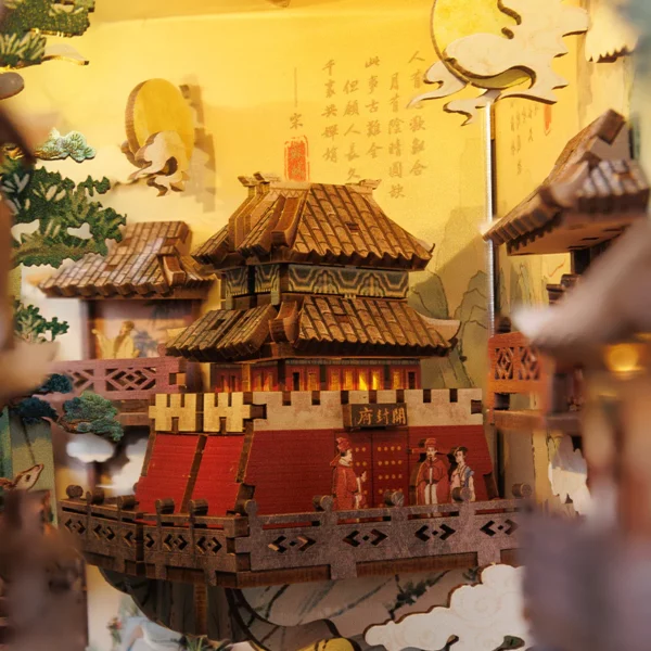 Kit "Book Nook" Su Dongpo's Life avec éclairage Led Intégrée – Image 7
