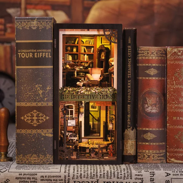 Kit "Book Nook" Rose Detective Agency avec éclairage Led Intégrée