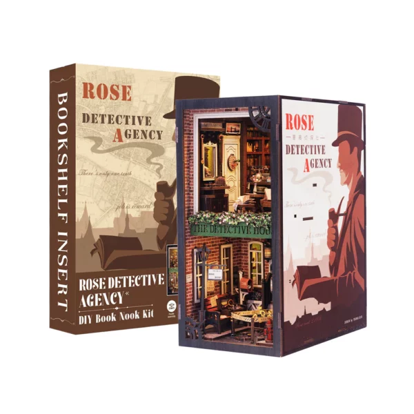 Kit "Book Nook" Rose Detective Agency avec éclairage Led Intégrée – Image 5
