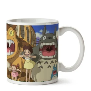 Mug céramique 340ml Mon voisin Totoro : Nekobus & Totoro [02]
