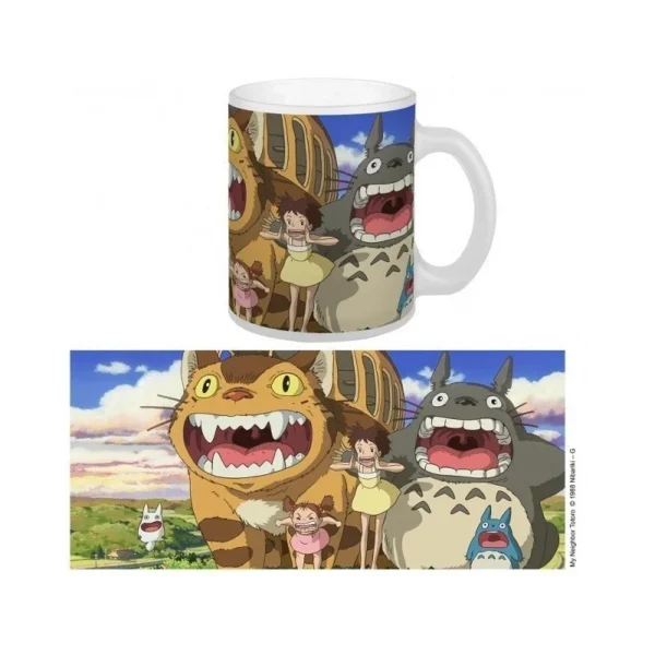 Mug céramique 340ml Mon voisin Totoro : Nekobus & Totoro [02] – Image 3