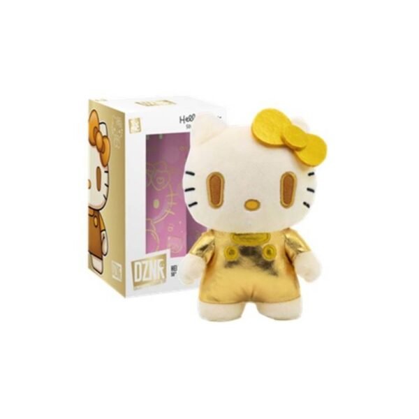 Peluche 18 cm à collectionner Hello Kitty : Kitty Golden Edition [51] (Windows Box 19x13x11cm) – Image 2