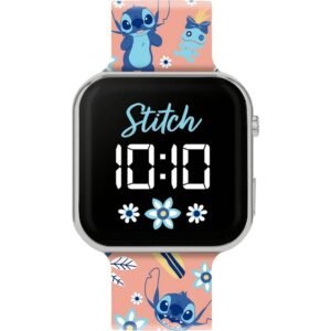 Montre 18cm à grand écran Led Disney Lilo & Stitch : Stitch & Scrump [Emballage brochable]