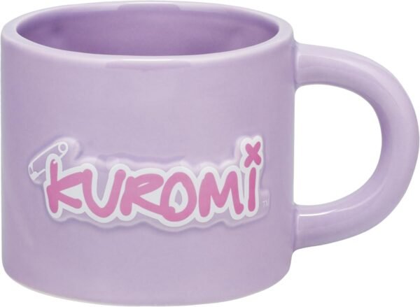 Mug Gravé 400 ml Hello Kitty : Kuromi [Matériau : Céramique, motif en relief, en boite cadeau] – Image 2