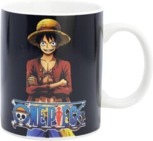 Mug Thermoréactif One Piece : Luffy [Boite cadeau, Matériau : Céramique, contenance : 325ml]