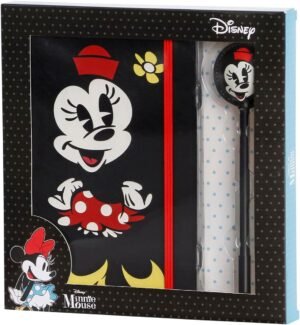 Journal et Stylo Fashion Disney : Minnie (22x23cm)