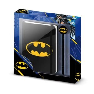 Set Box 1 Notebook + 1 Stylo DC : Batman