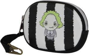 Porte-monnaie ovale Beetlejuice [2,5x 9x2cm]
