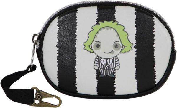 Porte-monnaie ovale Beetlejuice [2,5x 9x2cm] – Image 2