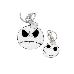 Porte-clés en étain Disney L’étrange Noël de Mr Jack : Jack « Bon et mauvais jour » (Recto / Verso)