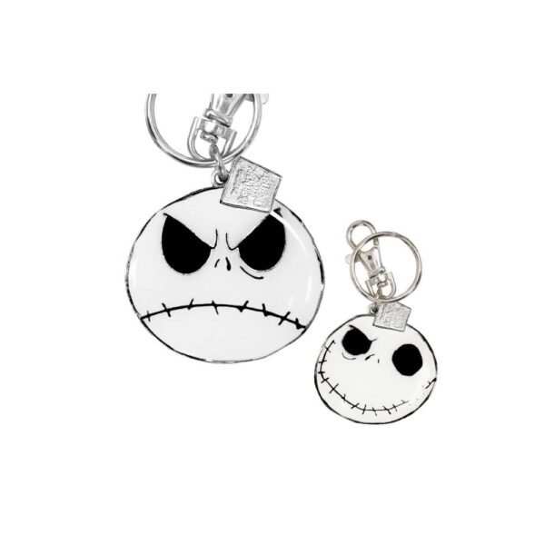 Porte-clés en étain Disney L'étrange Noël de Mr Jack : Jack "Bon et mauvais jour" (Recto / Verso)