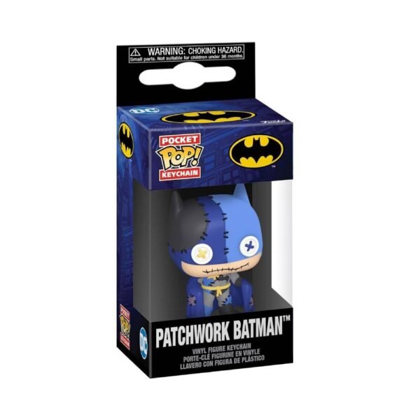 Pocket Pop Keychain Batman : Patchwork Batman – Image 2