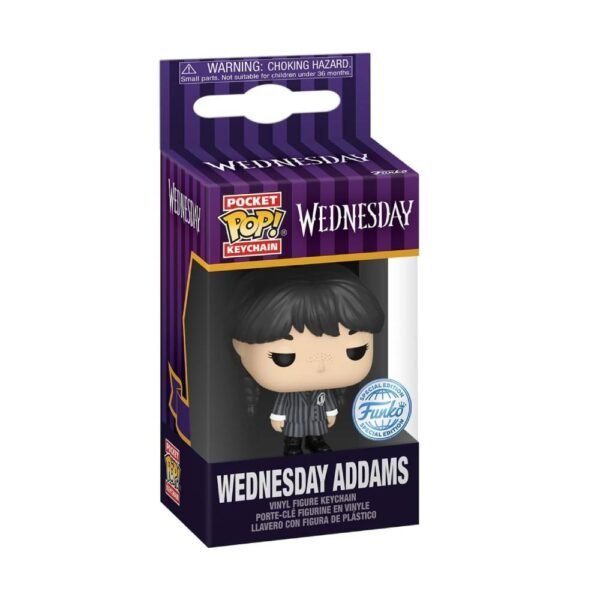 Pocket Pop Keychain ! [Exclusive] Wednesday : Wednesday Addams – Image 2