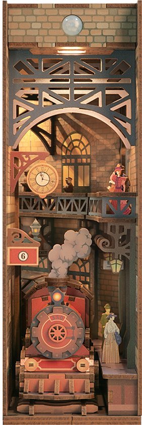 Kit "Book Nook" L'âge de la vapeur avec éclairage Led Intégrée – Image 2